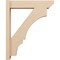 Ekena Millwork 6-in W x 26-in D x 32-in H Balboa Slat Rough Cedar Woodgrain TimberThane Outlooker, Primed Tan OUTUR060X26X32BOA24RCPR - alternate 6